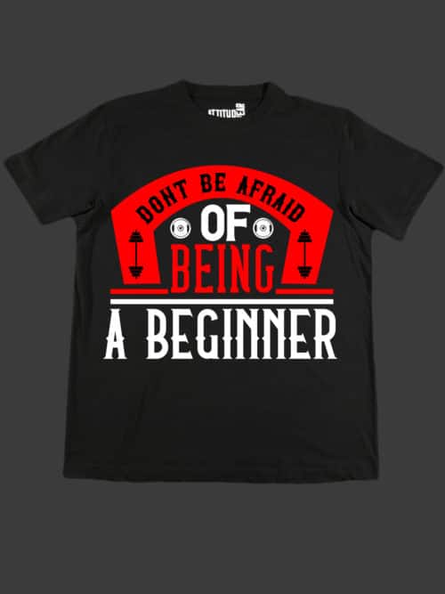 beginner fitness t-shirt