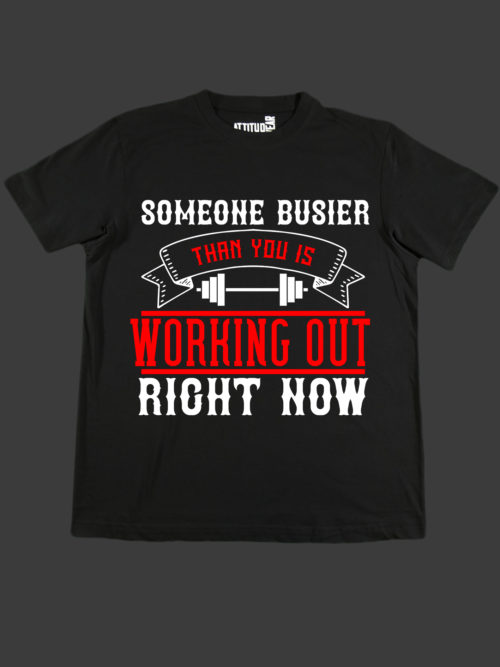 someone busier fitness t-shirt