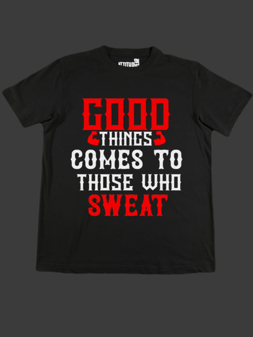 sweat fitness t-shirt