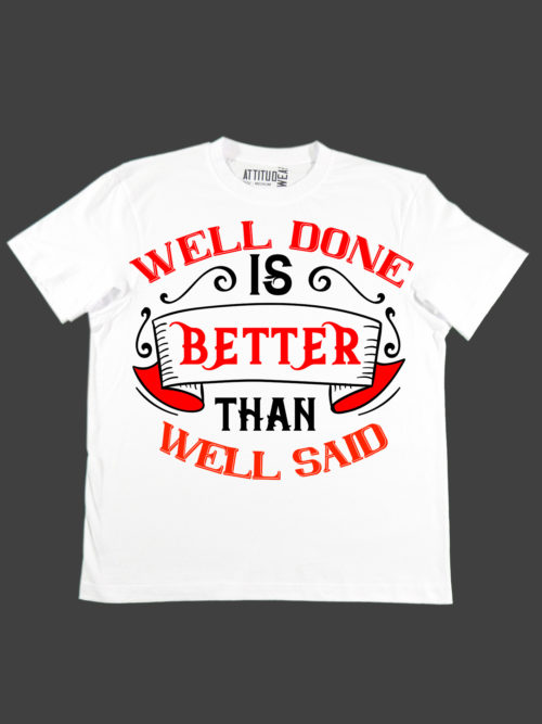 well done fitness t-shirt